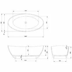 Hoesch Namur Oval-Badewanne 180 X 90 Cm Freistehend 5 Hoesch Namur Oval-Badewanne 180 X 90 Cm Freistehend -KEUCO Verkauf hersteller hoesch badewannen whirlpools freistehende namur 1027423
