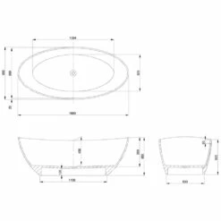 Hoesch Namur Oval-Badewanne 190 X 90 Cm Freistehend 5 Hoesch Namur Oval-Badewanne 190 X 90 Cm Freistehend -KEUCO Verkauf hersteller hoesch badewannen whirlpools freistehende namur 1027424