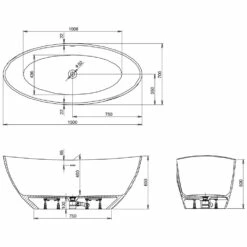 Hoesch Namur Oval-Badewanne 150 X 70 Cm Freistehend -KEUCO Verkauf hersteller hoesch badewannen whirlpools freistehende namur 1027426