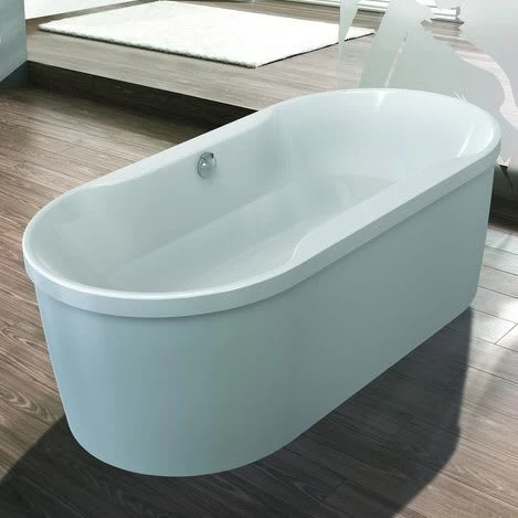 Hoesch Spectra Oval-Badewanne 180 X 90 Cm Freistehend Mit Außenverkleidung 1 Hoesch Spectra Oval-Badewanne 180 X 90 Cm Freistehend Mit Außenverkleidung