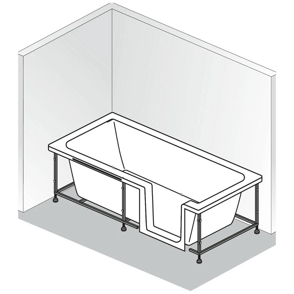 HSK Dusch-Badewanne Dobla 160 Cm Einstieg Rechts 3 HSK Dusch-Badewanne Dobla 160 Cm Einstieg Rechts – Bild 3