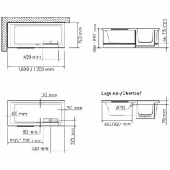 HSK Dusch-Badewanne Dobla 160 Cm Einstieg Rechts 8 HSK Dusch-Badewanne Dobla 160 Cm Einstieg Rechts -KEUCO Verkauf hersteller hsk duschbadewanne dobla 160 cm 868386