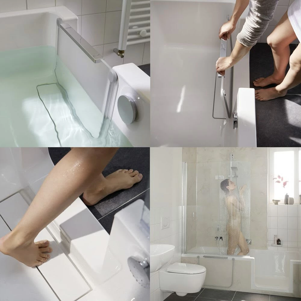 HSK Dusch-Badewanne Dobla 170 Cm Einstieg Links 1 HSK Dusch-Badewanne Dobla 170 Cm Einstieg Links