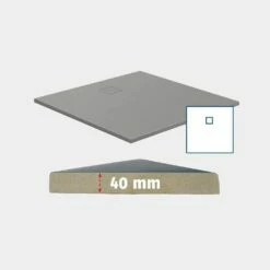 HSK Marmor-Polymer-Duschwanne Steinoptik 100 X 100 Cm 5 HSK Marmor-Polymer-Duschwanne Steinoptik 100 X 100 Cm -KEUCO Verkauf hersteller hsk duschwannen quadratduschwannen marmor polymer 1937098