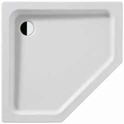 Kaldewei Cornezza 671-1 Fünfeck-Duschwanne 90 X 90 X 6,5 Cm, Mit Antirutsch