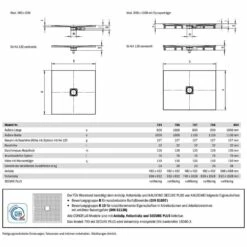 Kaldewei Conoflat 788-1 Duschwanne 90 X 110 X 3,2 Cm Mit Secure Plus -KEUCO Verkauf hersteller kaldewei duschwannen rechteckduschwannen conoflat 788 2010319