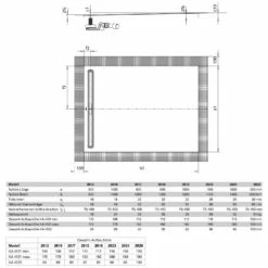 Kaldewei Nexsys Duschfläche Mit Ablaufrinne Und Perl-Effekt 90 X 140 Cm
