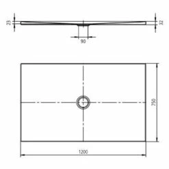 Kaldewei Scona 966 Duschwanne 75 X 120 Cm -KEUCO Verkauf hersteller kaldewei duschwannen rechteckduschwannen scona modell 731669