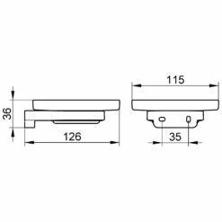 Keuco Moll Seifenablage -KEUCO Verkauf hersteller keuco armaturen collection moll accessoires 2104120