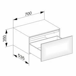 Keuco Edition 11 Sideboard 70 X 35 Cm -KEUCO Verkauf hersteller keuco badmoebel edition 11 sideboard 4704809