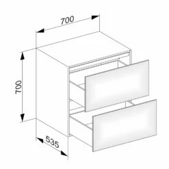 Keuco Edition 11 Sideboard 70 X 70 Cm -KEUCO Verkauf hersteller keuco badmoebel edition 11 sideboard 4704815
