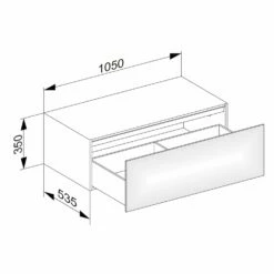 Keuco Edition 11 Sideboard 105 X 35 Cm -KEUCO Verkauf hersteller keuco badmoebel edition 11 sideboard 4704821