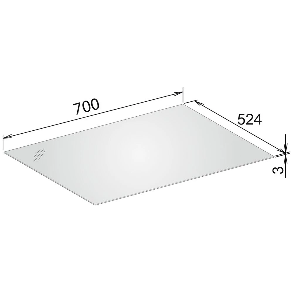 Keuco Edition 11 Abdeckplatte 71,6 Cm Für Glasfronten 1 Keuco Edition 11 Abdeckplatte 71,6 Cm Für Glasfronten