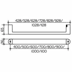 Keuco Elegance Haltegriff 100 Cm