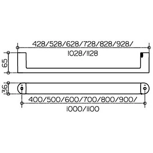 Keuco Elegance Haltegriff 100 Cm 1 Keuco Elegance Haltegriff 100 Cm