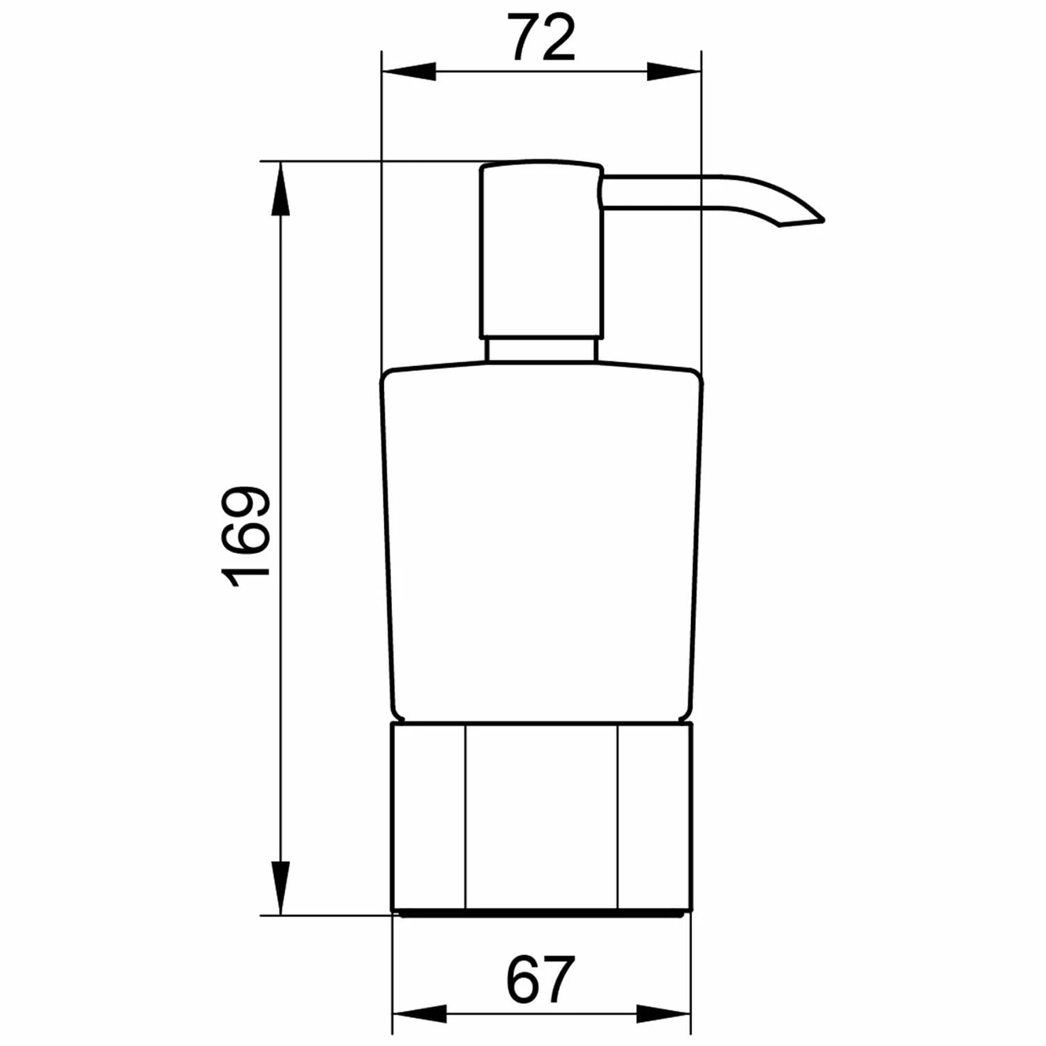 Keuco Elegance Neu Stand-Lotionspender 1 Keuco Elegance Neu Stand-Lotionspender