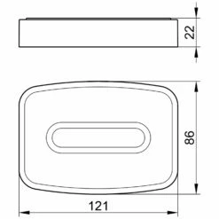 Keuco Elegance Neu Seifenablage Tischmodell