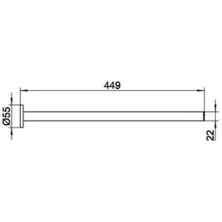 Keuco Collection Plan Handtuchhalter 45 Cm -KEUCO Verkauf hersteller keuco collection plan bad accessoires 1351407