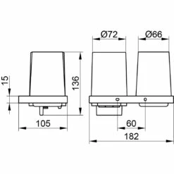 Keuco Edition 11 Doppelhalter Komplett