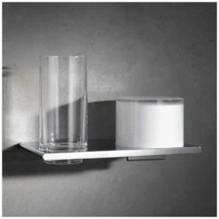 Keuco Edition 400 Doppelhalter Glas Und Lotionsspender