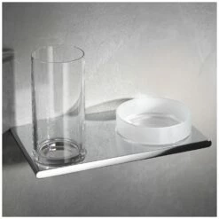 Keuco Edition 400 Doppelhalter Glas Und Ablage