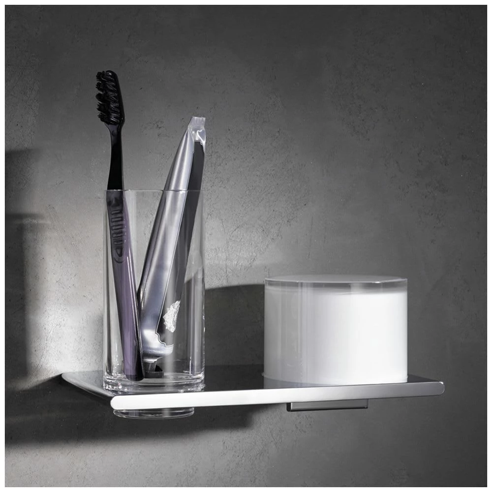 Keuco Edition 400 Doppelhalter Glas Und Lotionsspender 2 Keuco Edition 400 Doppelhalter Glas Und Lotionsspender – Bild 2