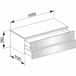 Keuco Edition 400 Sideboard 105 X 38,2 X 53,5 Cm