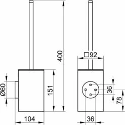 Keuco Edition 90 Toilettenbürstengarnitur -KEUCO Verkauf hersteller keuco edition 90 accessoires toilettenbuerstengarnitur 2652922
