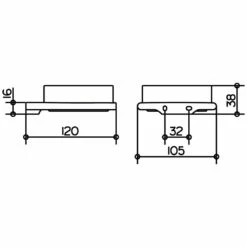 Keuco Edition 400 Echtkristall-Ablageschale