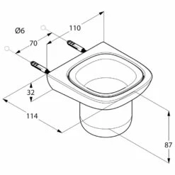 Kludi AMBA Glashalter Mit Mundspülglas Für Wandmontage