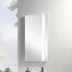 Lanzet Vedro Spiegelelement 50 X 84 Cm Mit Indirekter LED-Beleuchtung Und Lichttemperatureinstellung