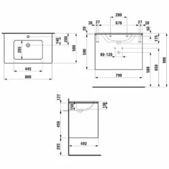 LAUFEN Pro S Set Base Waschtischkombination 80 X 50 Cm 7 LAUFEN Pro S Set Base Waschtischkombination 80 X 50 Cm -KEUCO Verkauf hersteller laufen badmoebel base waschtischunterbauten pro 1417937