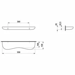 LAUFEN Florakids Keramische Ablage