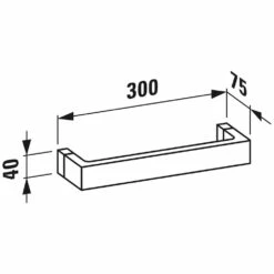 LAUFEN Kartell Handtuchhalter 30 Cm -KEUCO Verkauf hersteller laufen kartell bad accessoires handtuchhalter 1414619