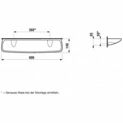 LAUFEN Universal Ablage 60 Cm
