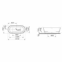 LAUFEN Pro Freistehende Badewanne 165 X 75 Cm Aus Marbond -KEUCO Verkauf hersteller laufen pro badewannen freistehende 165 2107270