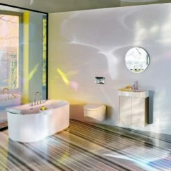 LAUFEN Sonar Freistehende Badewanne 160 X 81,5 Cm, Mit Oberflächentextur -KEUCO Verkauf hersteller laufen sonar badewannen freistehende 160 2842216