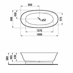 LAUFEN The New Classic Freistehende Badewanne 190 X 90 Cm -KEUCO Verkauf hersteller laufen the new classic badewannen 2884666