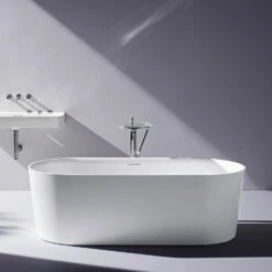 LAUFEN Val Oval-Badewanne Freistehend, Mit Überlaufspalt -KEUCO Verkauf hersteller laufen val badewanne 5305451