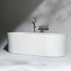 LAUFEN Val Oval-Badewanne Freistehend, Mit Überlaufspalt -KEUCO Verkauf hersteller laufen val badewanne 5305457