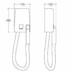 Living Wand-Haartrockner Mit Rasiersteckdose