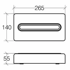 Living Kleenexbox, Stand-/ Wandmodell