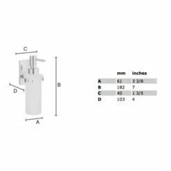 Pool Seifenspender, Für Wandmontage