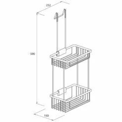 Pure Hängekorb 23 Cm Mit 2 Etagen