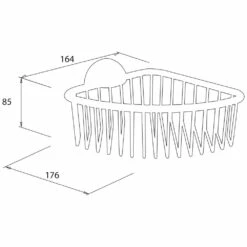 Pure Eck-Duschkorb 16,4 Cm