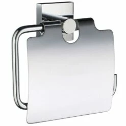 Toilettenpapierhalter Mit Deckel, Rosette Eckig