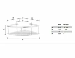 Design Eckseifenkorb Mit Bodenplatte