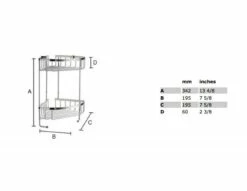 Eckseifenkorb, Doppelt