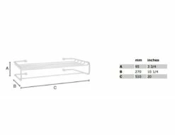 Handtuchablage Mit Badetuchhalter 50 Cm