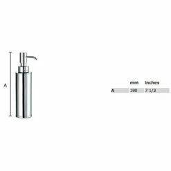 Seifenspender Rund Mit Metallbehälter